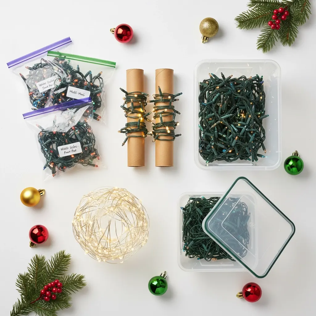 Christmas Lights home storage