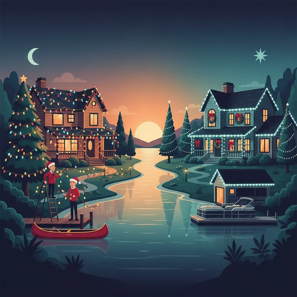 DIY Christmas Lights Vs Professional Installation: Which Is Better For Your Lake Norman Home?