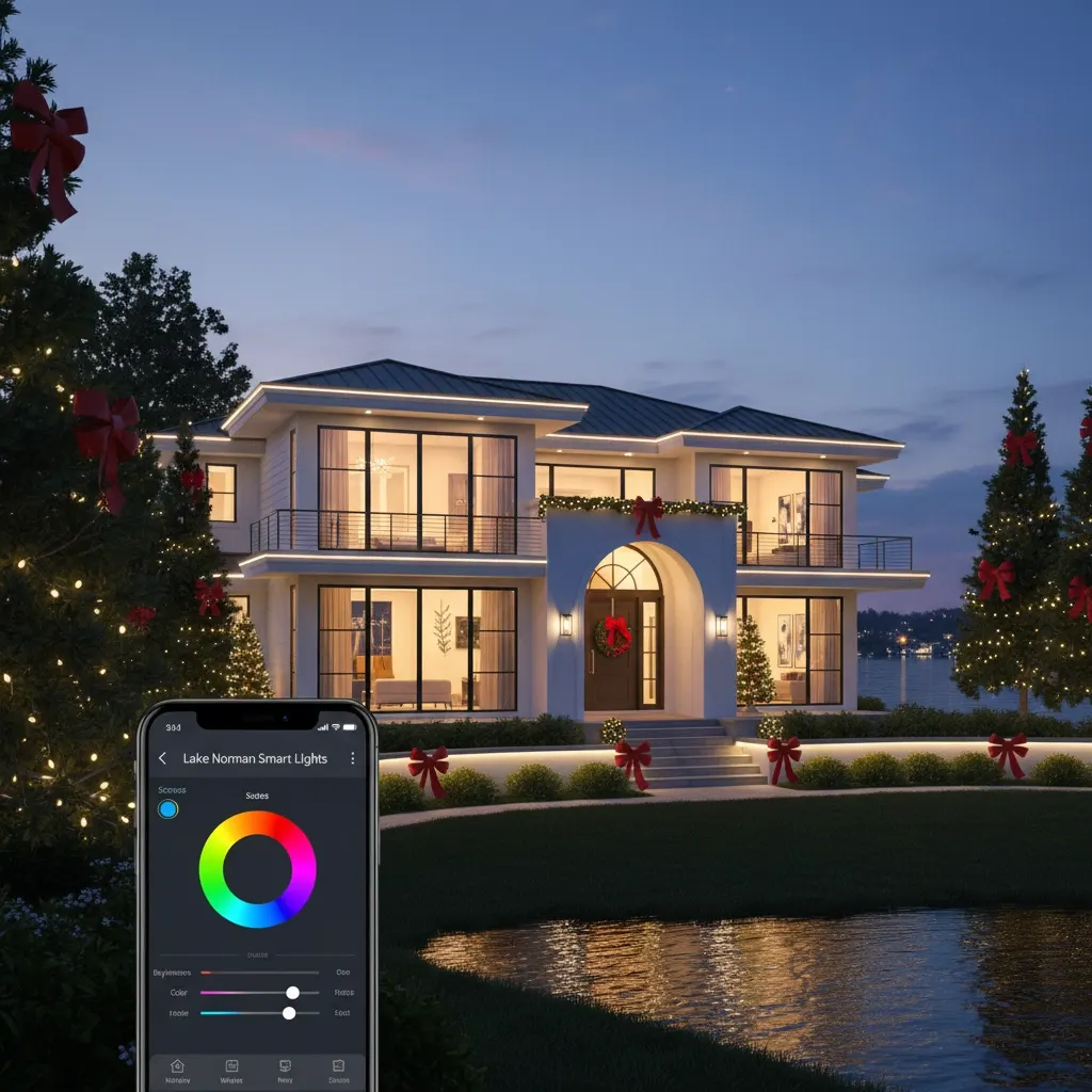 App controlled Christmas lights