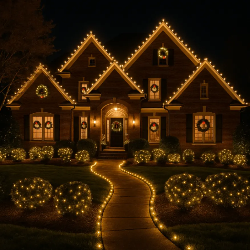 Beautiful holiday home display