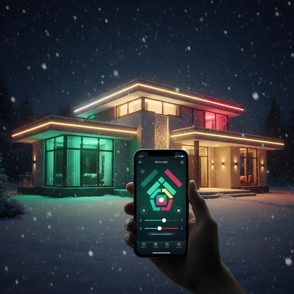App controlled Christmas lights