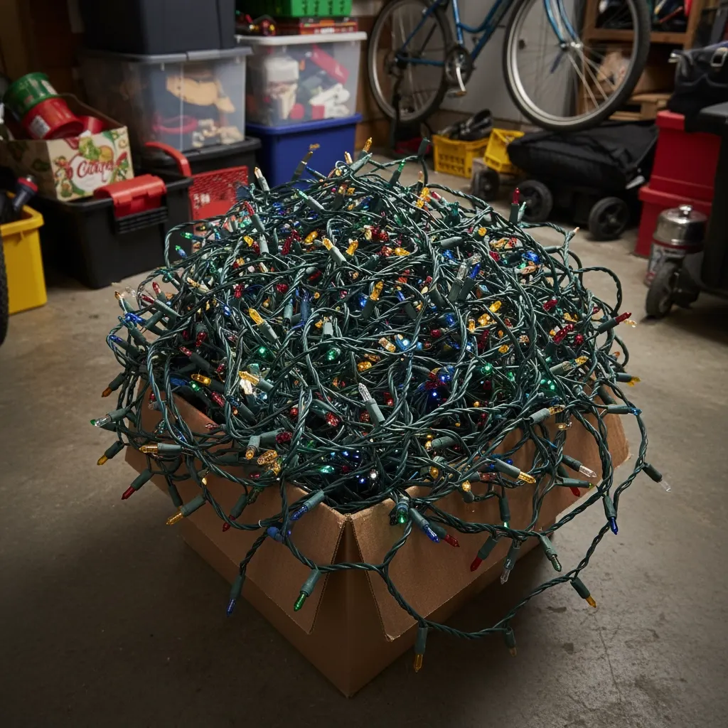 Storing Christmas Lights