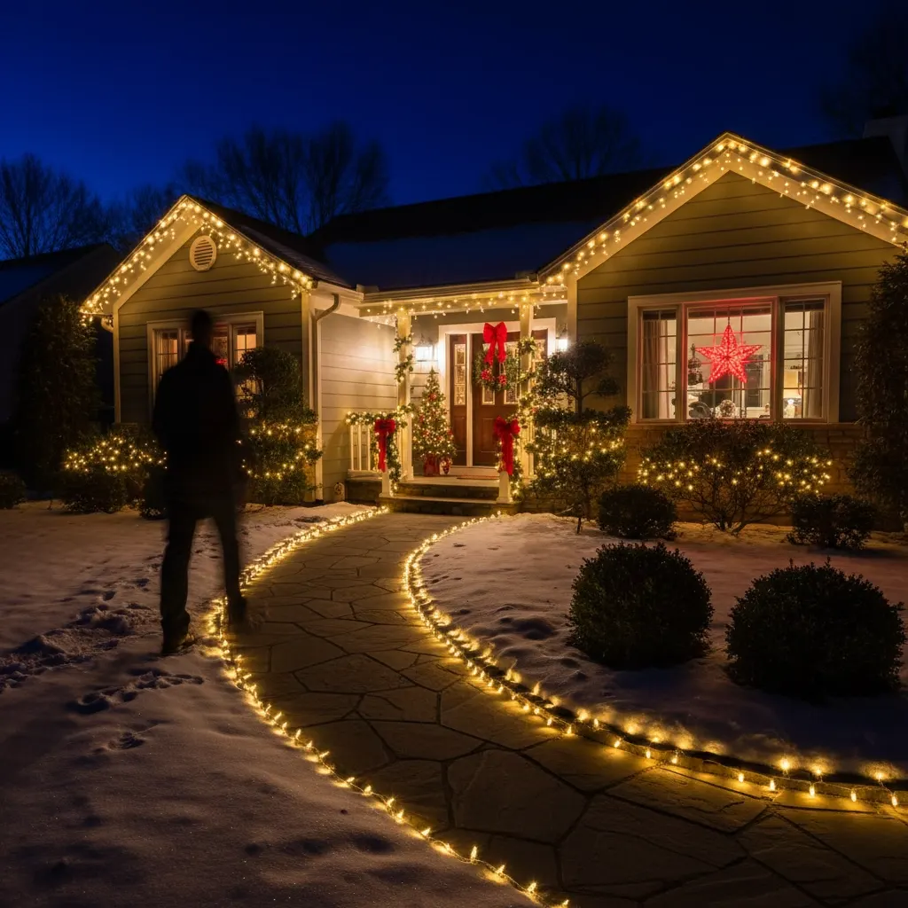 Beautiful Christmas Lights at home