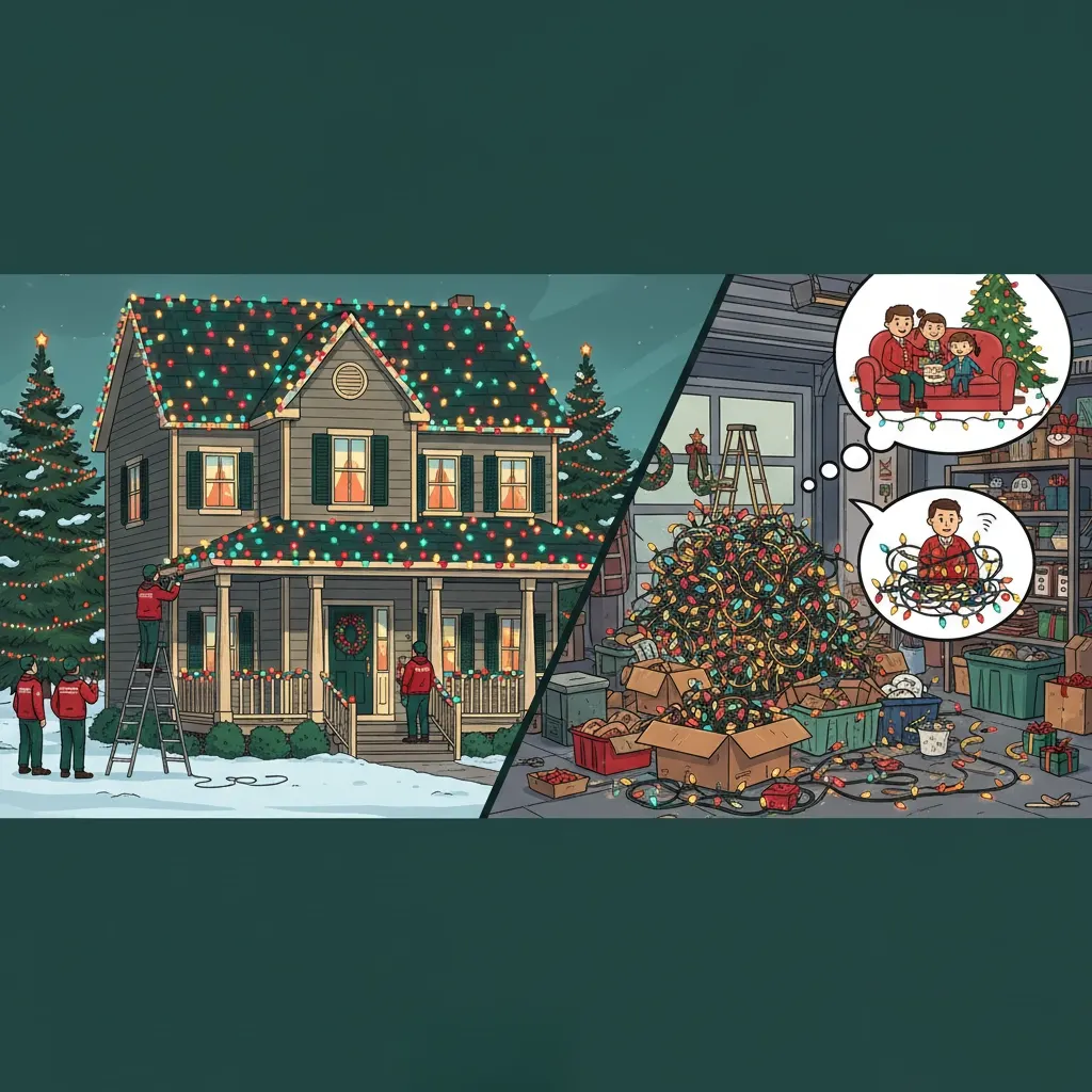 Christmas Light Storage