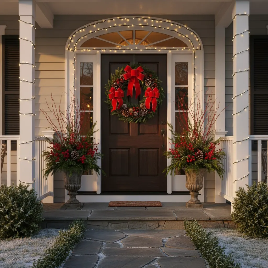 Advent Wreath at the door